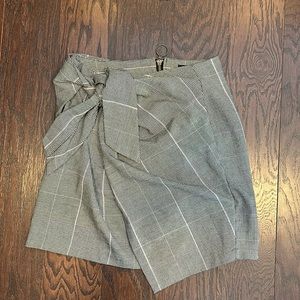 Who What Wear Black Pleated Skirt